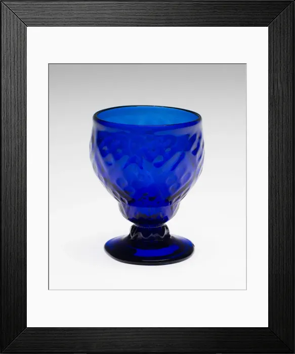 Framed Print : Salt, 1784 / 95. Creator: New Bremen Glass Manufactory Framed Print : Salt, 1784 / 95. Creator: New Bremen Glass Manufactory