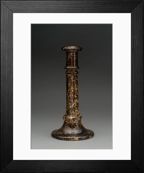 Framed Print : Candlestick, 1847 / 58. Creator: Lyman Fenton & Co Framed Print : Candlestick, 1847 / 58. Creator: Lyman Fenton & Co