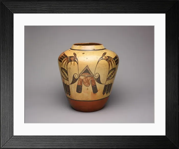 Framed Print : Polychrome Jar, c. 1920. Creator: Unknown