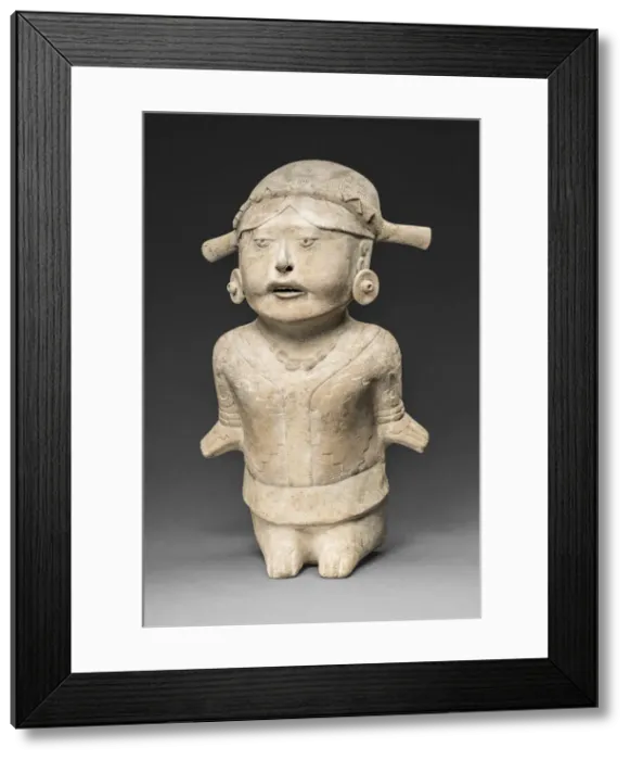 Framed Print : Figure of a Woman in Ceremonial Dress, A. D. 700 / 900. Creator: Unknown Framed Print : Figure of a Woman in Ceremonial Dress, A. D. 700 / 900. Creator: Unknown
