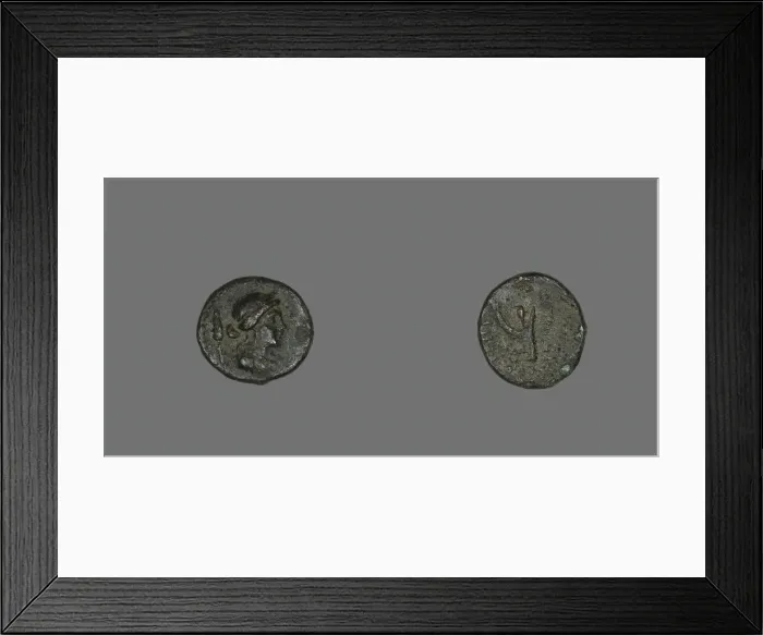Framed Print : Hexas (Coin) Depicting the Goddess Demeter, after 241 BCE. Creator: Unknown Framed Print : Hexas (Coin) Depicting the Goddess Demeter, after 241 BCE. Creator: Unknown