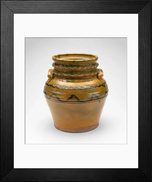 Framed Print : Jar, c. 1830. Creator: Edward William Farrar Framed Print : Jar, c. 1830. Creator: Edward William Farrar