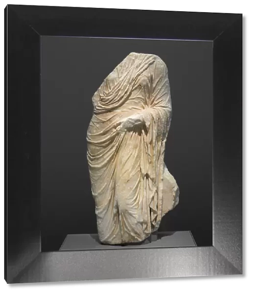 Fragment of a Grave Monument, 4th-3rd century BCE. Creator: Unknown