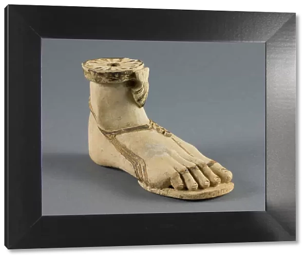 Aryballos (Container for Oil) in the Form of a Right Foot, (7th-6th century BCE?)
