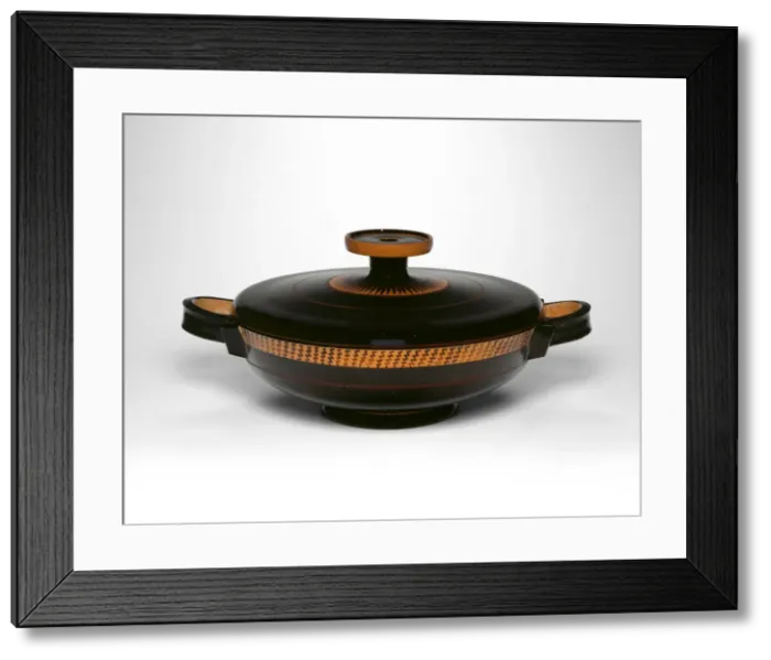 Framed Print : Lekanis (Covered Dish), about 450-430 BCE. Creator: Unknown Framed Print : Lekanis (Covered Dish), about 450-430 BCE. Creator: Unknown