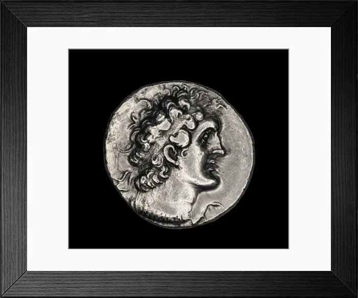 Framed Print : Tetradrachm (Coin) Portraying Ptolemy VIII Euergetes, 146-145 BCE, Reign of Ptolemy Framed Print : Tetradrachm (Coin) Portraying Ptolemy VIII Euergetes, 146-145 BCE, Reign of Ptolemy