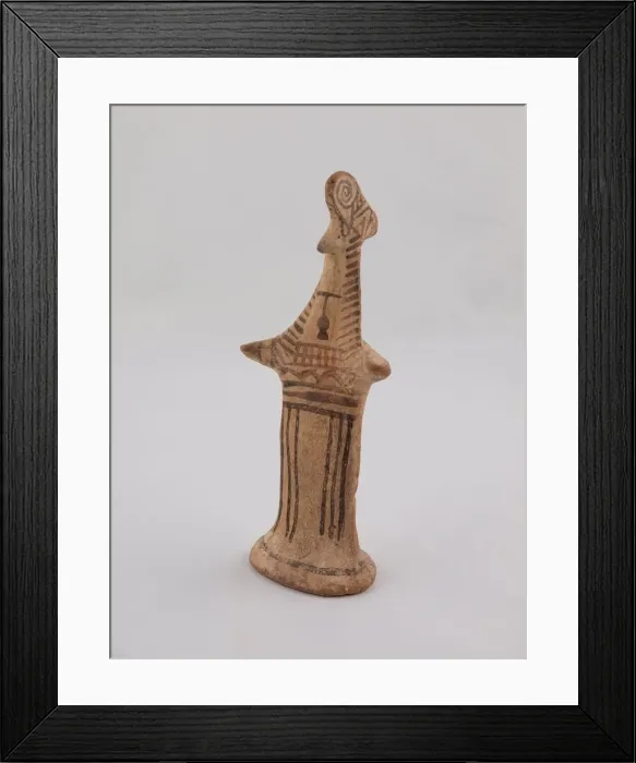 Framed Print : Statuette of a Goddess, 600-580 BCE. Creator: Unknown Framed Print : Statuette of a Goddess, 600-580 BCE. Creator: Unknown