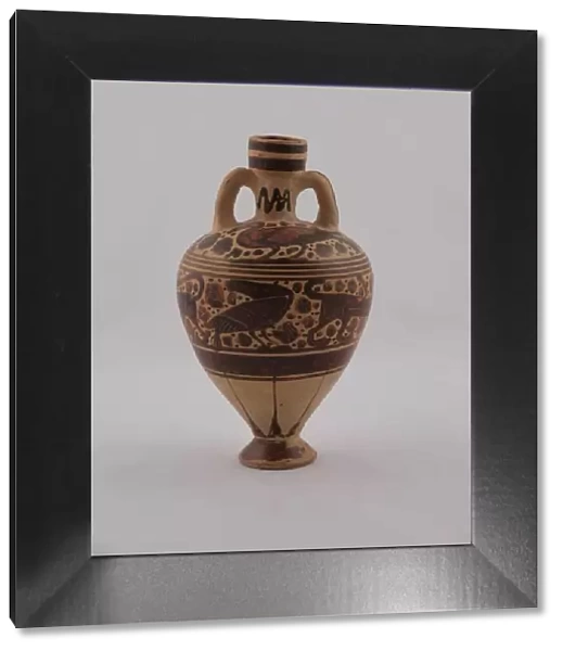 Amphoriskos (Container for Oil), 600-575 BCE. Creator: Unknown