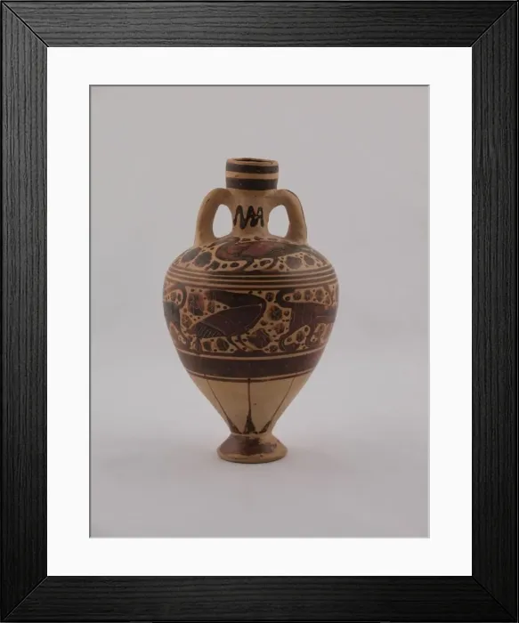 Framed Print : Amphoriskos (Container for Oil), 600-575 BCE. Creator: Unknown Framed Print : Amphoriskos (Container for Oil), 600-575 BCE. Creator: Unknown