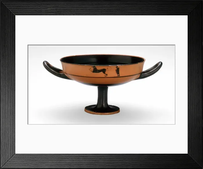 Framed Print : Kylix (Drinking Cup), about 540-530 BCE. Creator: Unknown Framed Print : Kylix (Drinking Cup), about 540-530 BCE. Creator: Unknown