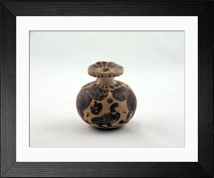 Framed Print : Aryballos (Cointainer for Oil), 625-600 BCE. Creator: Unknown Framed Print : Aryballos (Cointainer for Oil), 625-600 BCE. Creator: Unknown