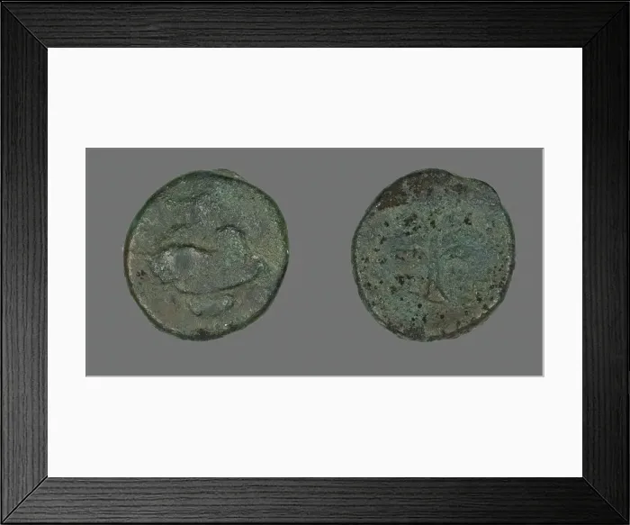 Framed Print : Coin Depicting Pegasus, about 400-310 BCE. Creator: Unknown Framed Print : Coin Depicting Pegasus, about 400-310 BCE. Creator: Unknown