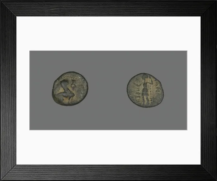 Framed Print : Coin Depicting a Sphinx, 31 BCE-476 CE. Creator: Unknown Framed Print : Coin Depicting a Sphinx, 31 BCE-476 CE. Creator: Unknown