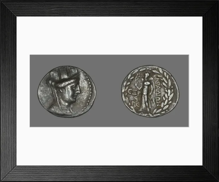 Framed Print : Tetradrachm (Coin) Depicting Tyche, 95-94 BCE. Creator: Unknown Framed Print : Tetradrachm (Coin) Depicting Tyche, 95-94 BCE. Creator: Unknown