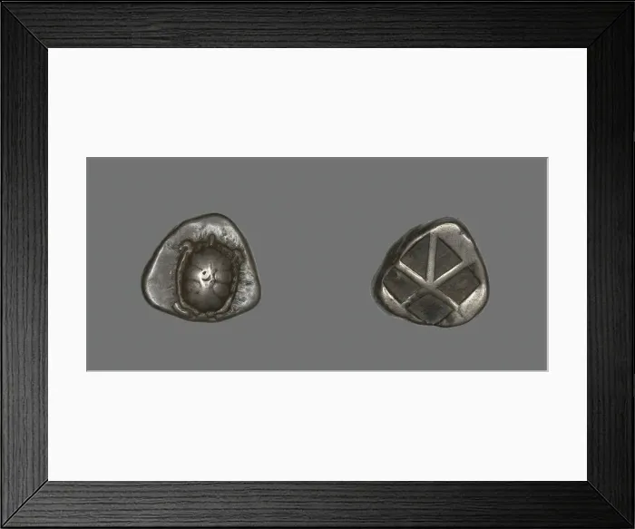 Framed Print : Stater (Coin) Depicting a Land Tortoise, 404-350 BCE. Creator: Unknown Framed Print : Stater (Coin) Depicting a Land Tortoise, 404-350 BCE. Creator: Unknown