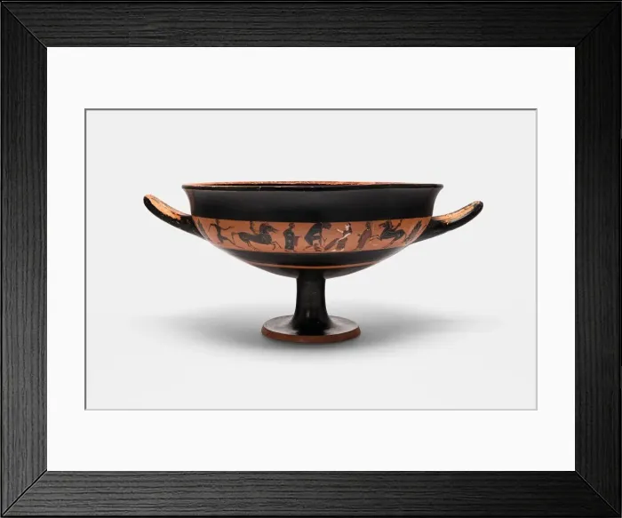 Framed Print : Kylix (Drinking Cup), 540-530 BCE. Creator: Unknown Framed Print : Kylix (Drinking Cup), 540-530 BCE. Creator: Unknown