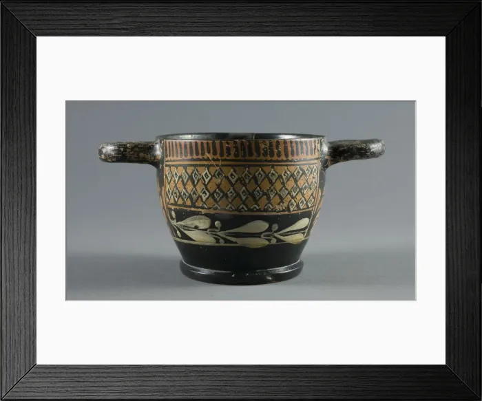 Framed Print : Skyphos (Drinking Cup), 450-400 BCE. Creator: Unknown Framed Print : Skyphos (Drinking Cup), 450-400 BCE. Creator: Unknown