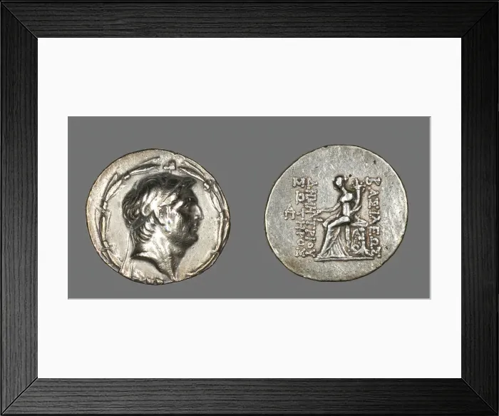 Framed Print : Tetradrachm (Coin) Portraying Demetrios I Soter, 162-150 BCE, Reign of Demetrios I Soter Framed Print : Tetradrachm (Coin) Portraying Demetrios I Soter, 162-150 BCE, Reign of Demetrios I Soter
