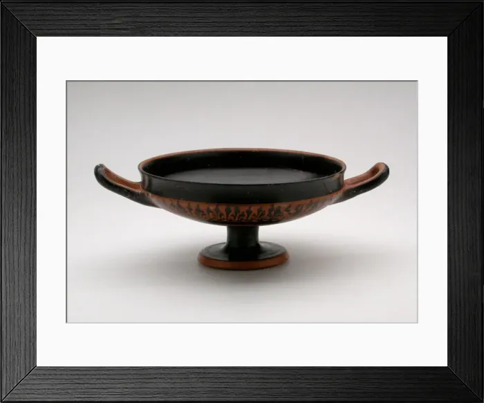 Framed Print : Kylix (Drinking Cup), 520-500 BCE. Creator: Unknown Framed Print : Kylix (Drinking Cup), 520-500 BCE. Creator: Unknown