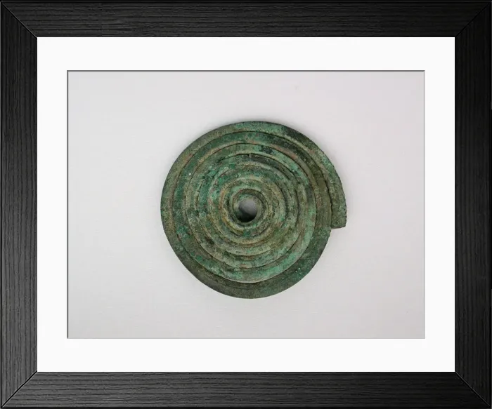 Framed Print : Spiral Fibula, Geometric Period (800-700 BCE). Creator: Unknown Framed Print : Spiral Fibula, Geometric Period (800-700 BCE). Creator: Unknown