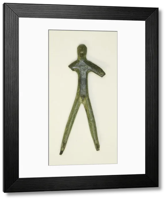Framed Print : Statuette of a Male Figure, 5th century BCE. Creator: Unknown Framed Print : Statuette of a Male Figure, 5th century BCE. Creator: Unknown
