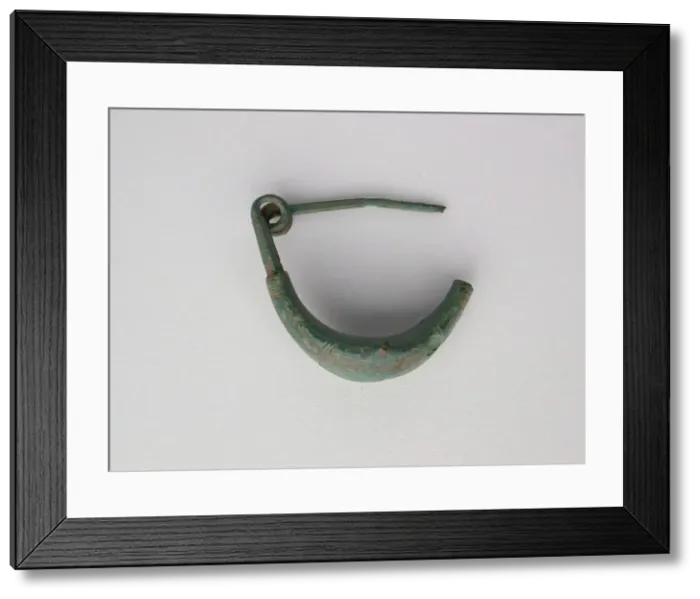 Framed Print : Leech Fibula (Brooch), Geometric Period (800-700 BCE). Creator: Unknown Framed Print : Leech Fibula (Brooch), Geometric Period (800-700 BCE). Creator: Unknown