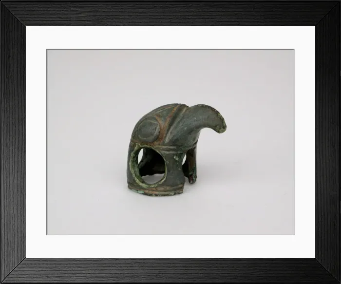 Framed Print : Hawk Head, Geometric Period (800-600 BCE). Creator: Unknown Framed Print : Hawk Head, Geometric Period (800-600 BCE). Creator: Unknown