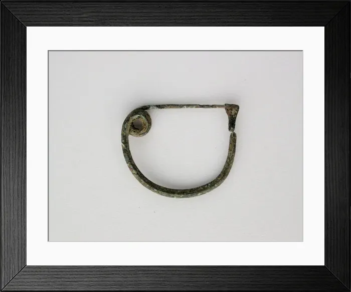 Framed Print : Bow Fibula (wire), Geometric Period (800-600 BCE). Creator: Unknown Framed Print : Bow Fibula (wire), Geometric Period (800-600 BCE). Creator: Unknown