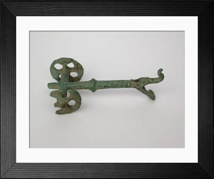 Framed Print : Bird on Wheeled Stand, Geometric Period (750-700 BCE). Creator: Unknown Framed Print : Bird on Wheeled Stand, Geometric Period (750-700 BCE). Creator: Unknown