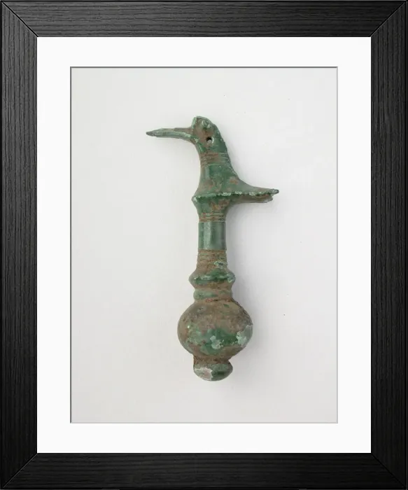 Framed Print : Bird on a Knob, Geometric Period (800-600 BCE). Creator: Unknown Framed Print : Bird on a Knob, Geometric Period (800-600 BCE). Creator: Unknown