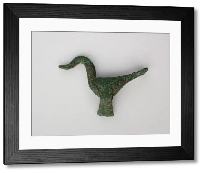 Framed Print : Bird with Flat Legs, Geometric Period (800-600 BCE). Creator: Unknown Framed Print : Bird with Flat Legs, Geometric Period (800-600 BCE). Creator: Unknown