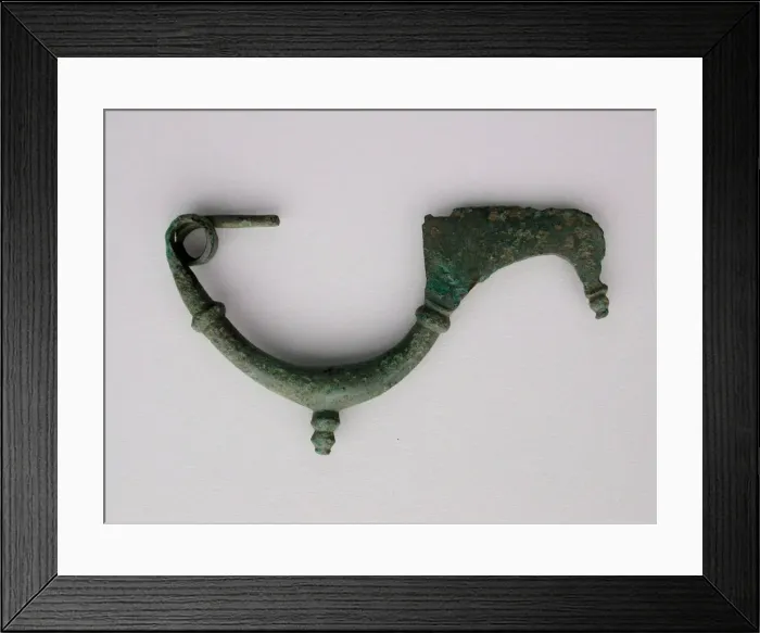 Framed Print : Bow Fibula, Geometric Period (800-600 BCE). Creator: Unknown Framed Print : Bow Fibula, Geometric Period (800-600 BCE). Creator: Unknown