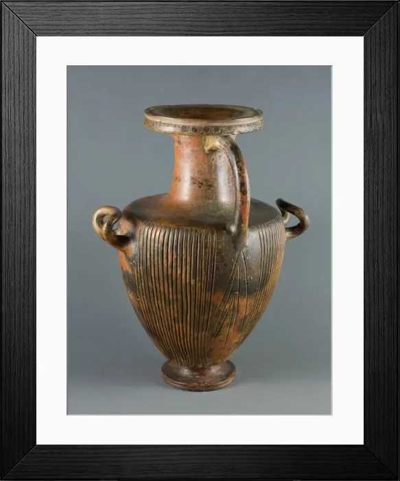 Framed Print : Hydria (Water Jar), 400-350 BCE. Creator: Unknown