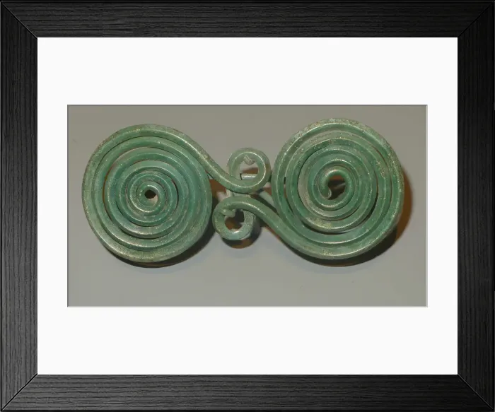 Framed Print : Fibula (Garment Pin), Geometric Period (about 800 BCE). Creator: Unknown Framed Print : Fibula (Garment Pin), Geometric Period (about 800 BCE). Creator: Unknown