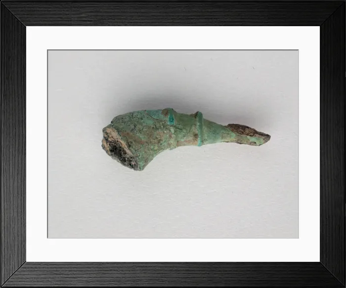 Framed Print : Fibula Fragment, Geometric Period (800-600 BCE). Creator: Unknown Framed Print : Fibula Fragment, Geometric Period (800-600 BCE). Creator: Unknown