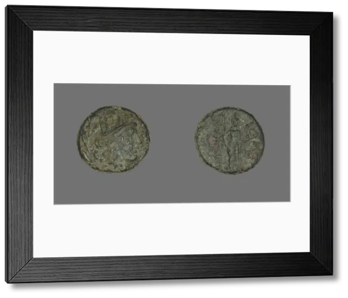 Framed Print : Coin Depicting the Goddess Tyche, 2nd-1st century BCE. Creator: Unknown Framed Print : Coin Depicting the Goddess Tyche, 2nd-1st century BCE. Creator: Unknown