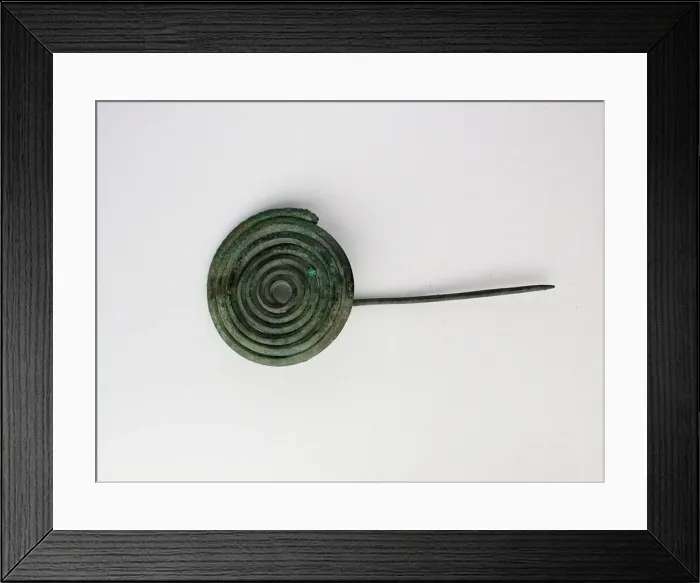 Framed Print : Spiral Fibula, Geometric Period (800-700 BCE). Creator: Unknown Framed Print : Spiral Fibula, Geometric Period (800-700 BCE). Creator: Unknown
