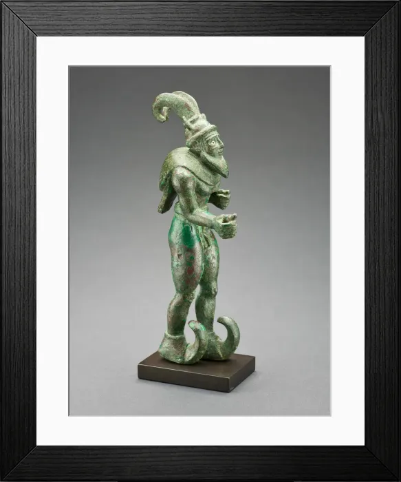 Framed Print : Statuette of a Striding Figure, 3000-2800 BCE. Creator: Unknown Framed Print : Statuette of a Striding Figure, 3000-2800 BCE. Creator: Unknown
