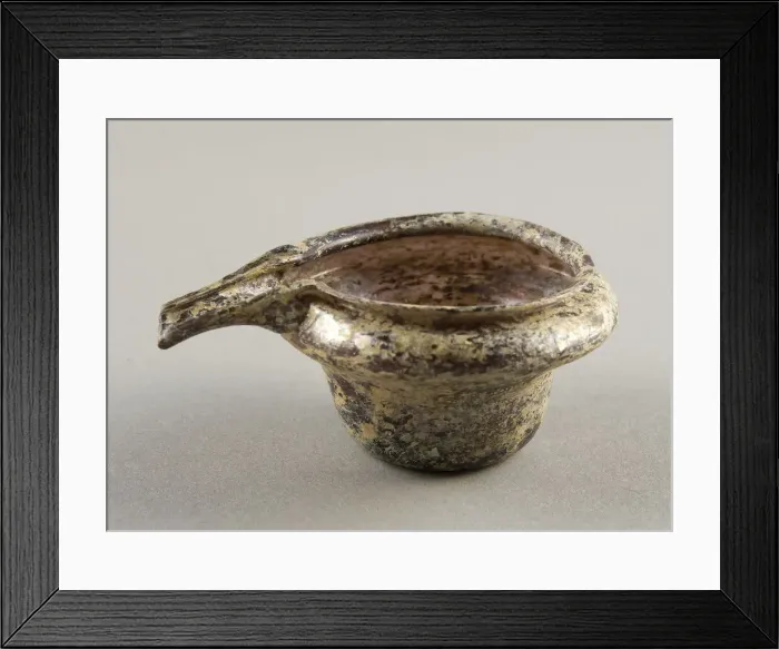 Framed Print : Cup with Spout, 2nd century. Creator: Unknown