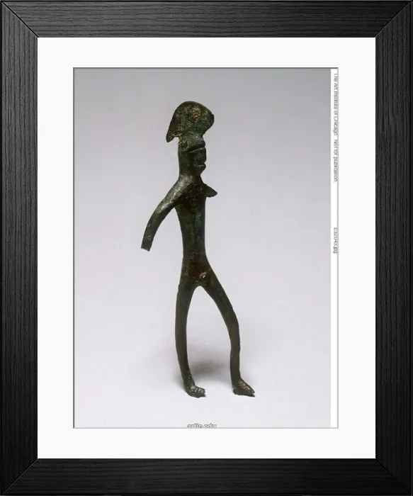 Framed Print : Statuette of a Warrior, 5th century BCE. Creator: Unknown Framed Print : Statuette of a Warrior, 5th century BCE. Creator: Unknown