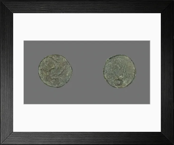 Framed Print : Coin Depicting a Griffin, 4th-1st century BCE. Creator: Unknown Framed Print : Coin Depicting a Griffin, 4th-1st century BCE. Creator: Unknown
