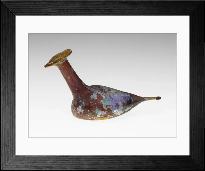 Framed Print : Bottle in the Shape of a Bird, 1st-early 2nd century. Creator: Unknown Framed Print : Bottle in the Shape of a Bird, 1st-early 2nd century. Creator: Unknown
