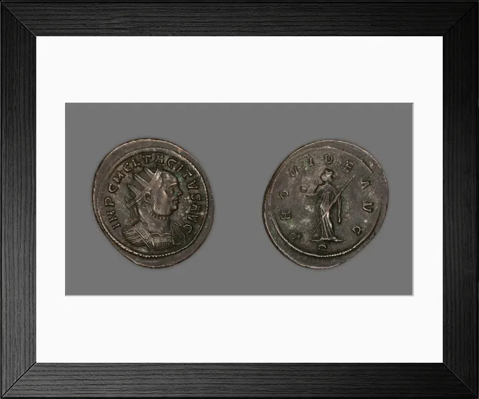 Framed Print : Aurelianus (Coin) Portraying Emperor Tacitus, 276 (January-June), issued by Tacitus Framed Print : Aurelianus (Coin) Portraying Emperor Tacitus, 276 (January-June), issued by Tacitus