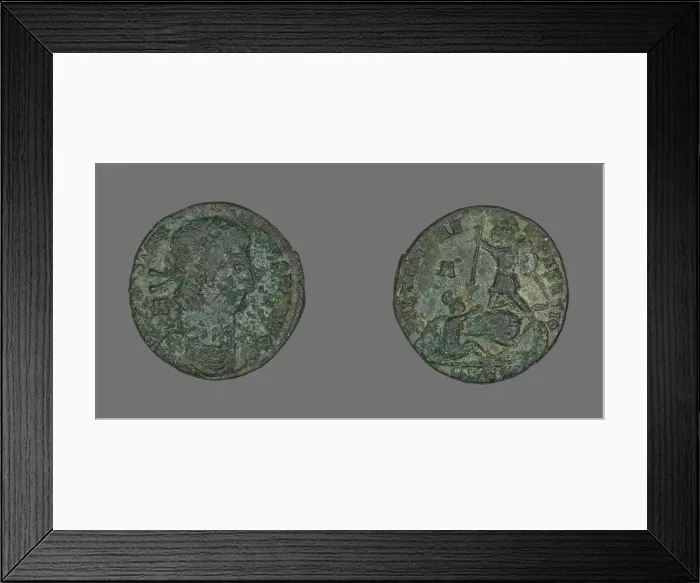 Framed Print : Coin Portraying Emperor Constantius II, 348-350. Creator: Unknown Framed Print : Coin Portraying Emperor Constantius II, 348-350. Creator: Unknown