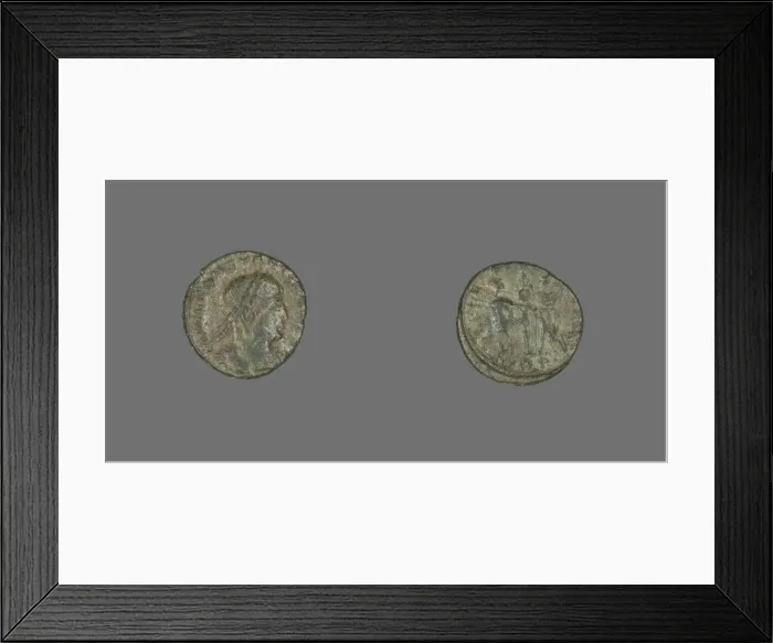 Framed Print : Coin Portraying Emperor Constantius II, 335-337. Creator: Unknown Framed Print : Coin Portraying Emperor Constantius II, 335-337. Creator: Unknown