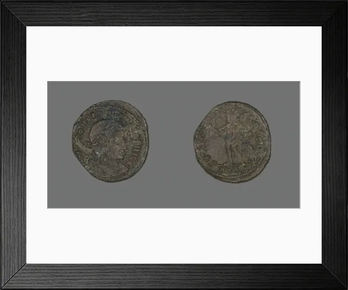 Framed Print : Coin Portraying Emperor Constantine I, 317 AD. Creator: Unknown Framed Print : Coin Portraying Emperor Constantine I, 317 AD. Creator: Unknown