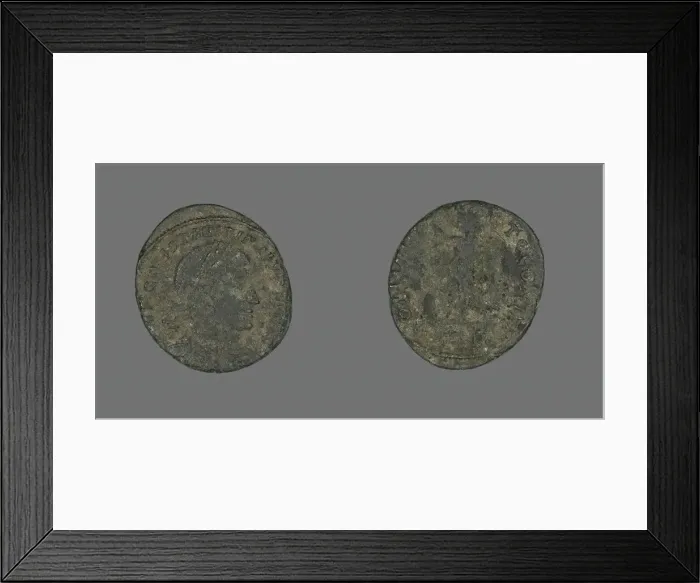Framed Print : Coin Portraying Emperor Constantine I, 317 AD. Creator: Unknown Framed Print : Coin Portraying Emperor Constantine I, 317 AD. Creator: Unknown