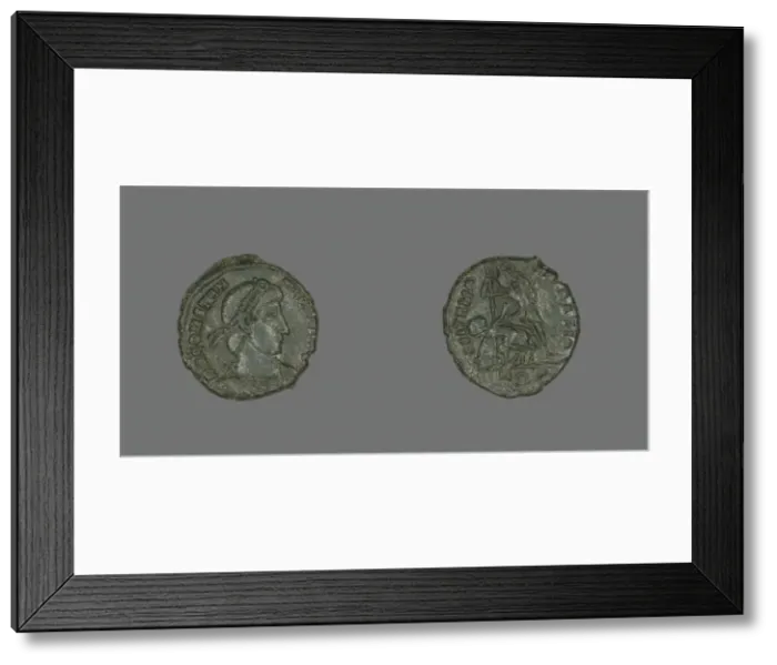 Framed Print : Coin Portaying Emperor Constantius II, 337-361. Creator: Unknown Framed Print : Coin Portaying Emperor Constantius II, 337-361. Creator: Unknown
