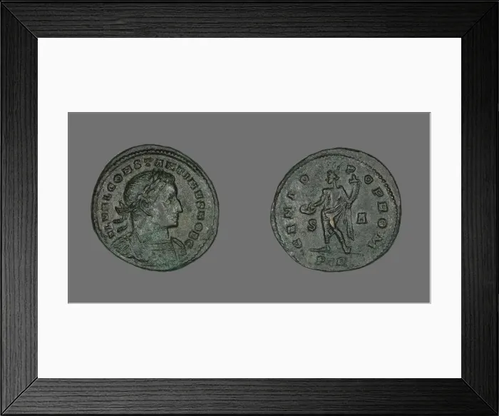 Framed Print : Coin Portraying Emperor Constantine I, 307-337 AD. Creator: Unknown Framed Print : Coin Portraying Emperor Constantine I, 307-337 AD. Creator: Unknown
