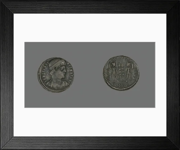 Framed Print : Coin Portraying Emperor Constantine I, 331-334 AD. Creator: Unknown Framed Print : Coin Portraying Emperor Constantine I, 331-334 AD. Creator: Unknown